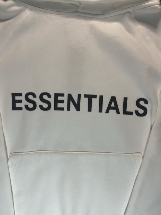 Hoodie Essentials Fear of God Branco / Off-White Original