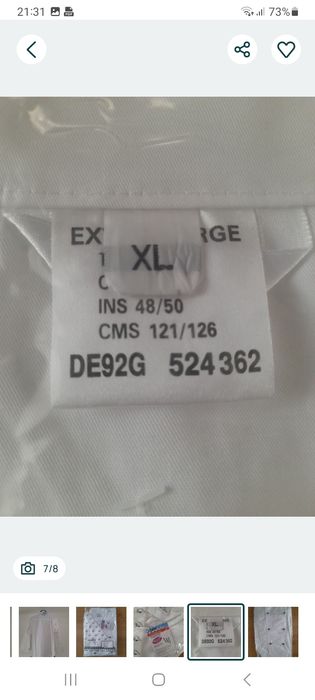 Bluza kucharska Le Chef roz XL.