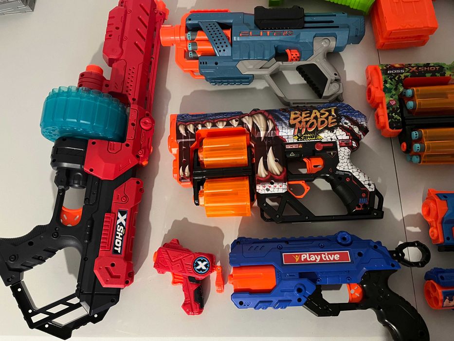 Diversos Nerf e Zuru X-Shot