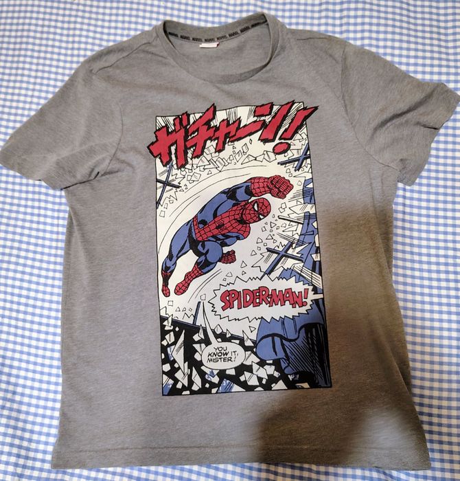 Футболка Marvel Spider-Man в стиле манга (Бренд Tu, оригинал)