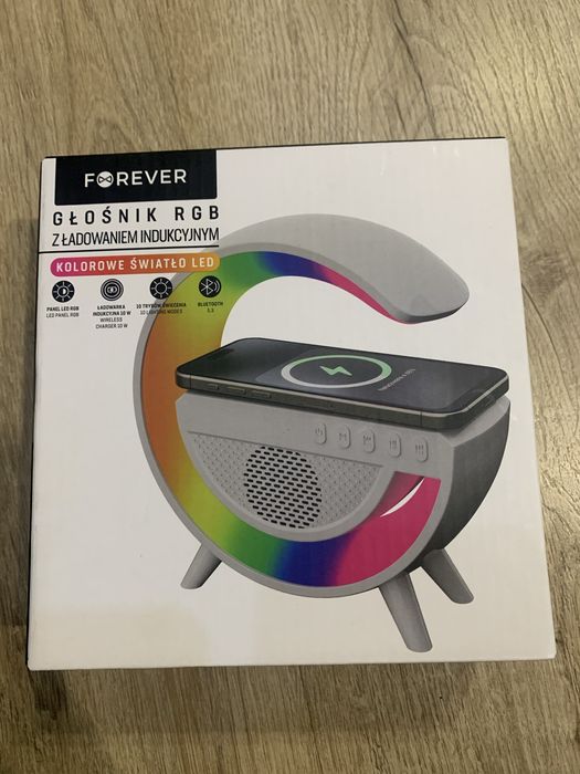 Glośnik RGB z ladowaniem indukcyjnym Forever