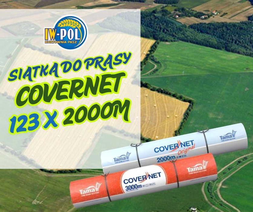Siatka rolnicza do pras Covernet Original 2000m - cena Brutto