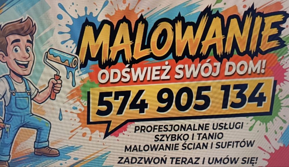 Malowanie ścian i sufitów,malowanie dekoracyjne