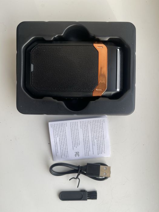 Професійний потужний шейвер бритва FEIYBA M-607 Чорний