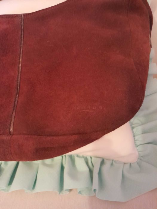 Carteira em pele castanha