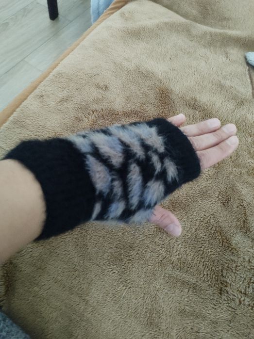 Rękawiczki damskie czarne