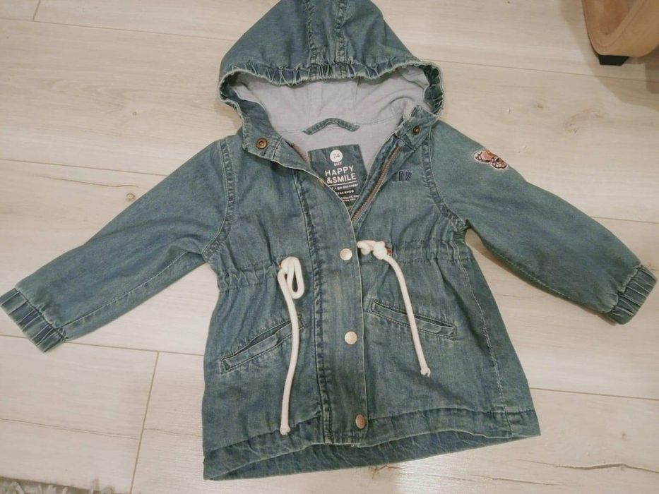 Kurteczka parka jeansowa Reserved r 74