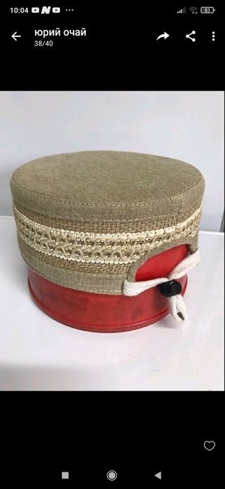 Стильный головной убор без козырька из конопли