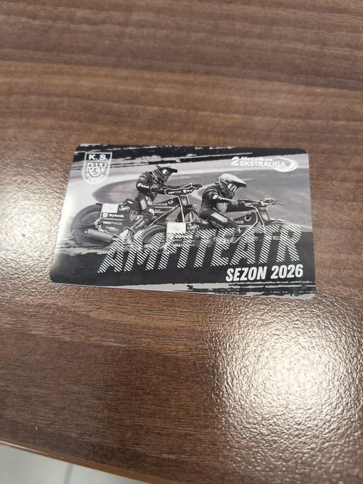 karnet na mecze żużlowe klubu K.S. ROW Rybnik na sezon 2026.