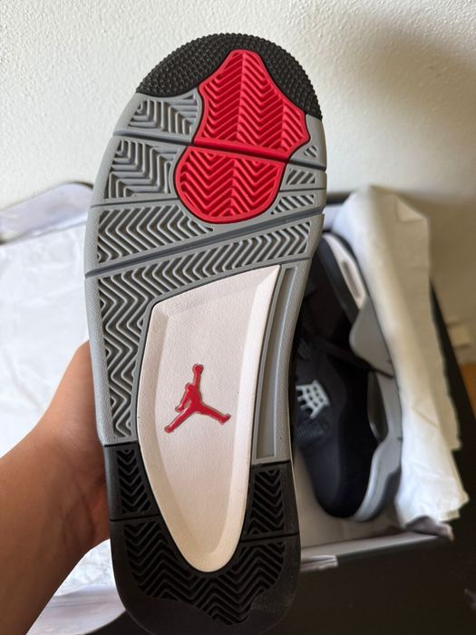 Jordan 4 Black Canvas