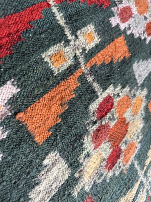 Duzy kilim PRL dywan