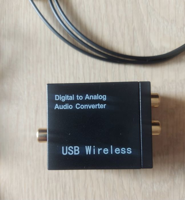 Konwerter audio Bluetooth. Dzwięk z tv i tekefonu przez wzmacniacz.