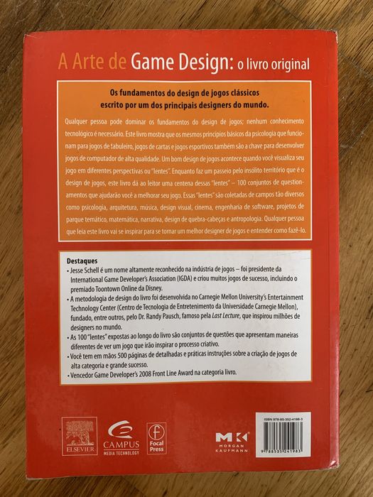 A Arte de Game Design - Livro Original