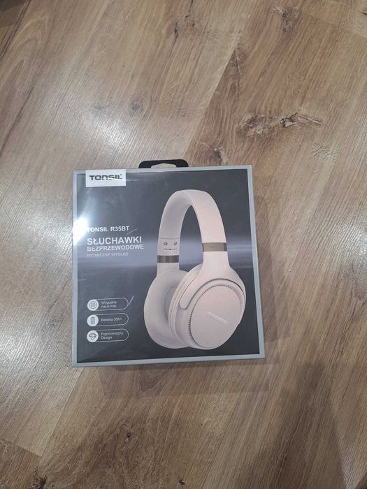 Słuchawki bezprzewodowe TONSIL R35BT Beżowe