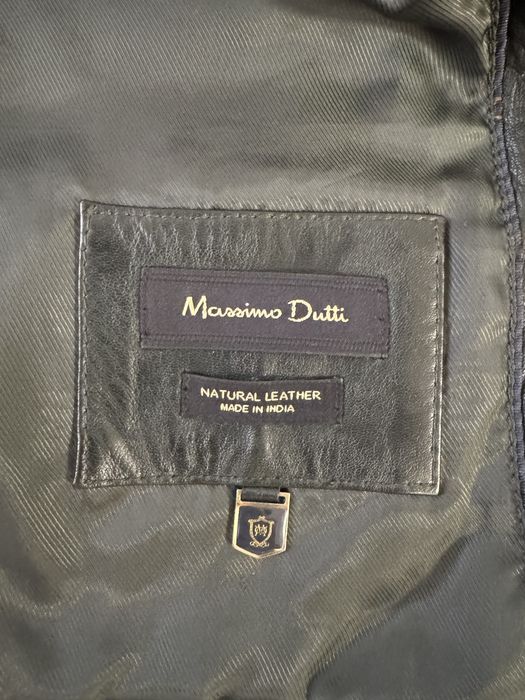 Шкіряна куртка Massimo Dutti