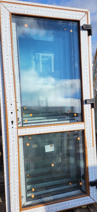 Drzwi zewnętrzne sklep biuro dom 100 x 210 złoty dąb