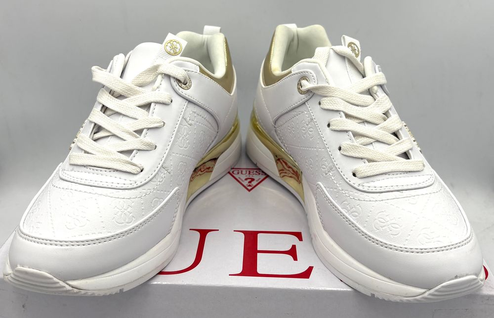 ‼️Nowe oryginalne sneakersy GUESS Marlyn białe 40 AZ 183 buty damskie