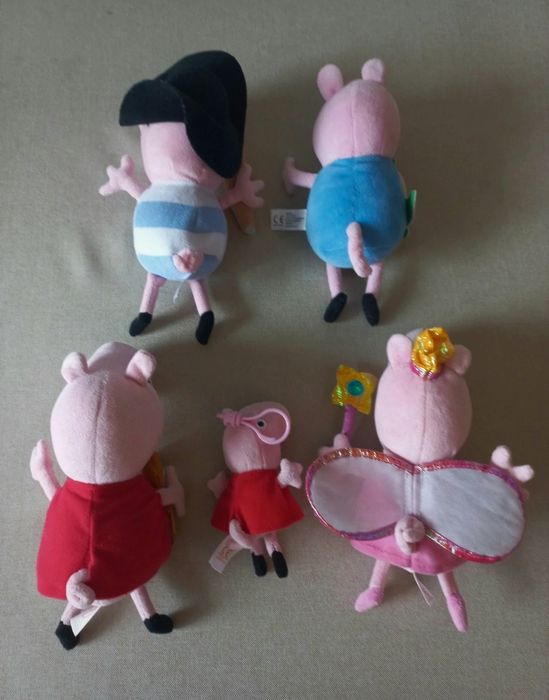Swinka Peppa George 5 x maskotki brelok