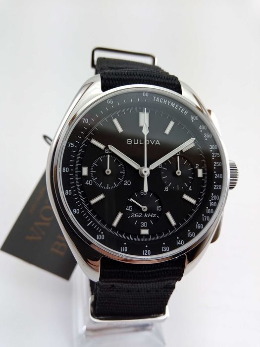 Спецсерия BULOVA Lunar Pilot 96A225 - суперточные часы частота 262 кГц