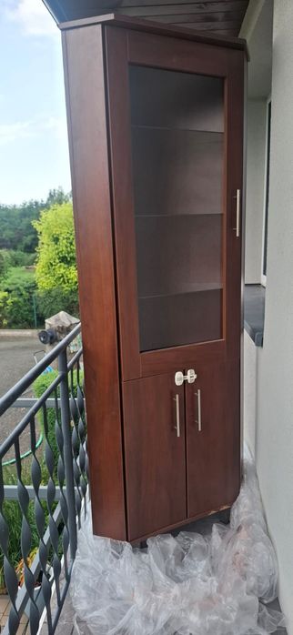 Witryna narożna i szafka pod tv