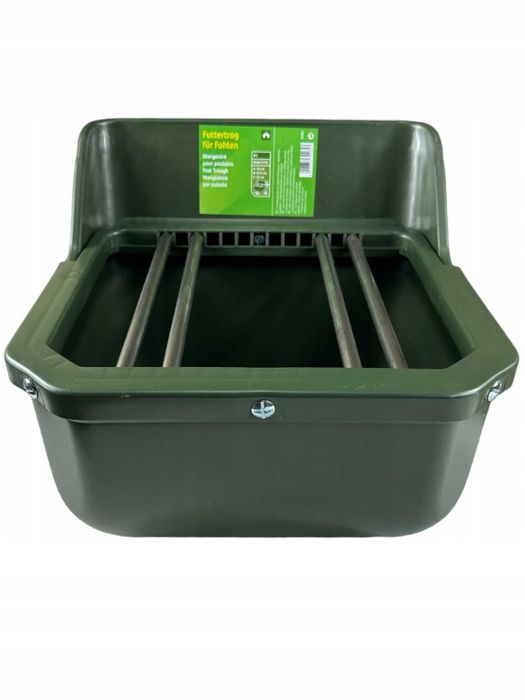 Karmidło plastikowe dla źrebiąt cieląt prętami 9l żłób