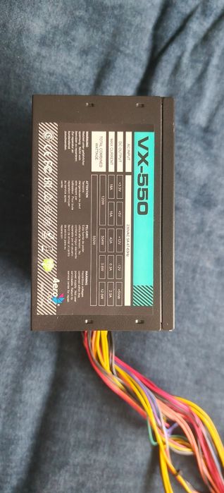 Zasilacz komputerowy VX-550 aero cool 550w