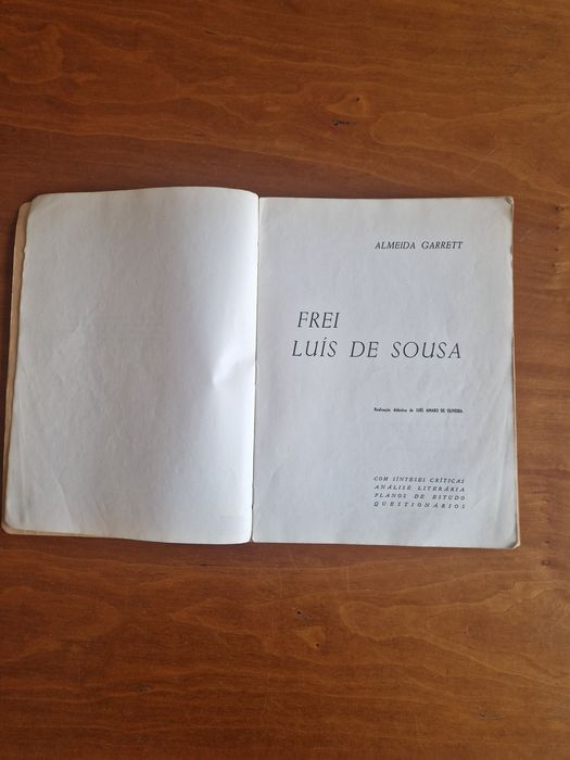 Livro "Frei Luís de Sousa", Almeida Garrett