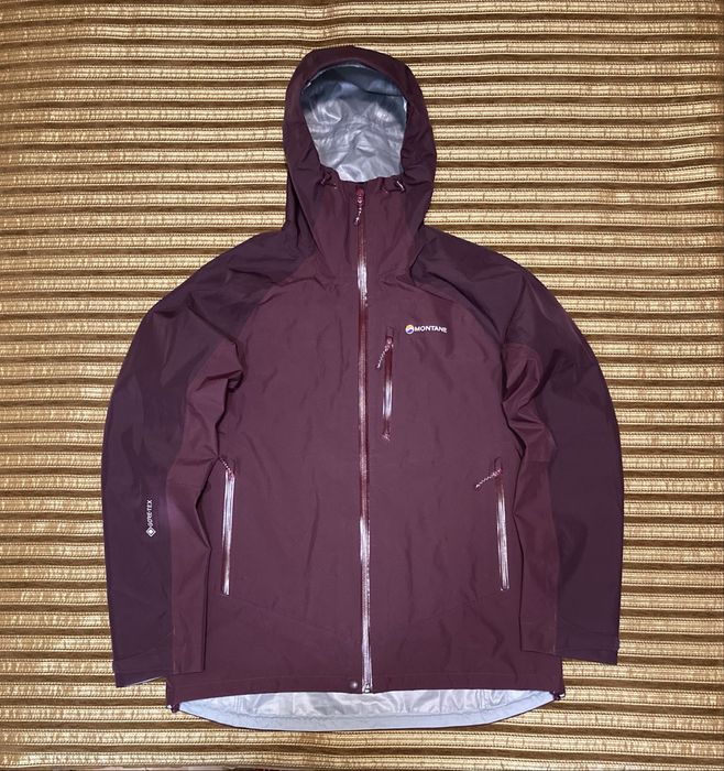 Вітровка montane gore-tex jacket жіноча бордова