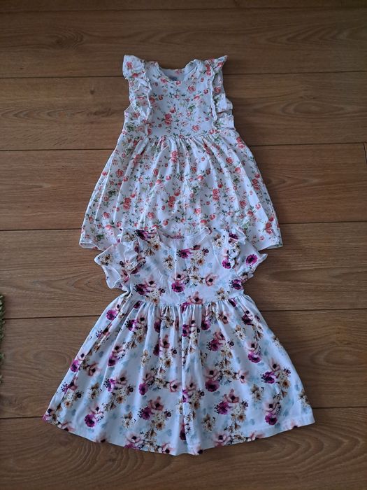 Sukienka 98 2 sztuki dziewczynka Haydi