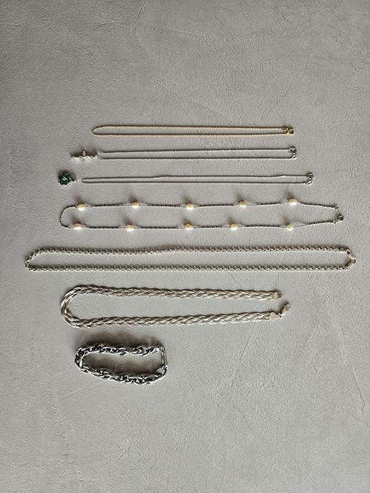 Чокер кольє ланцюжок срібло