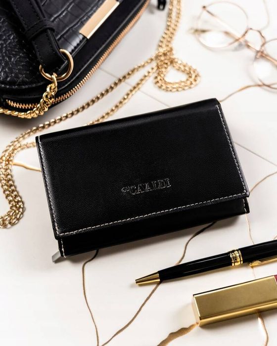 duży portfel damski ze skóry naturalnej - 4u cavaldi