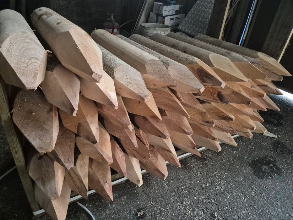 Kołki Słupki Paliki melioracyjne faszynowe wałki toczone palisada