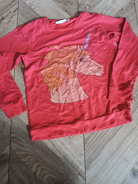 Bluza mini rodini jednorożec 128/134