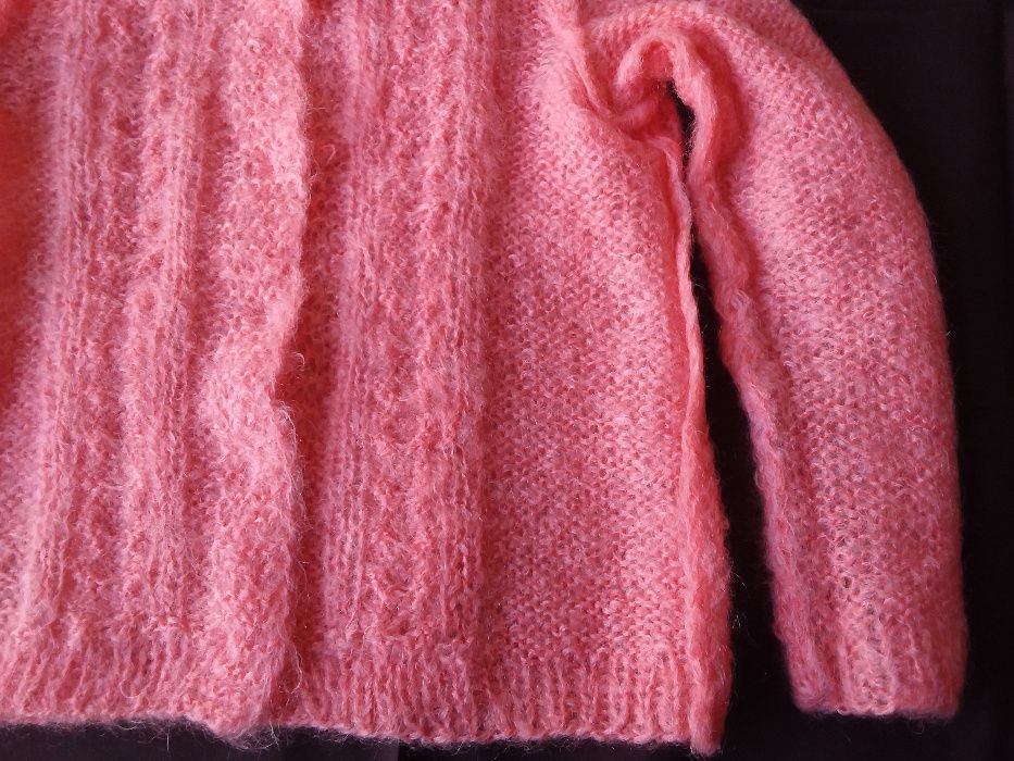 Кофта мохеровая ручной работы