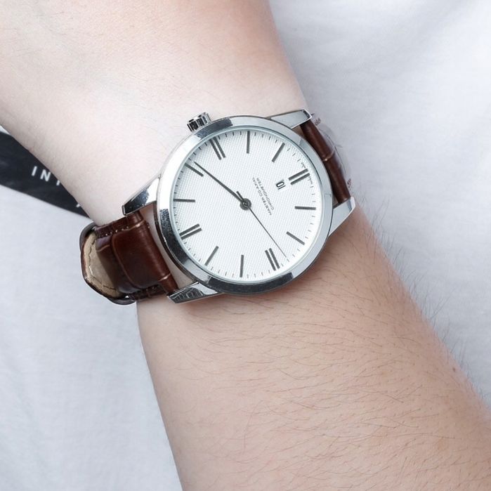 Pasek Skórzany Do Zegarka Smartwatcha 22mm Uniwersalny + Teleskop