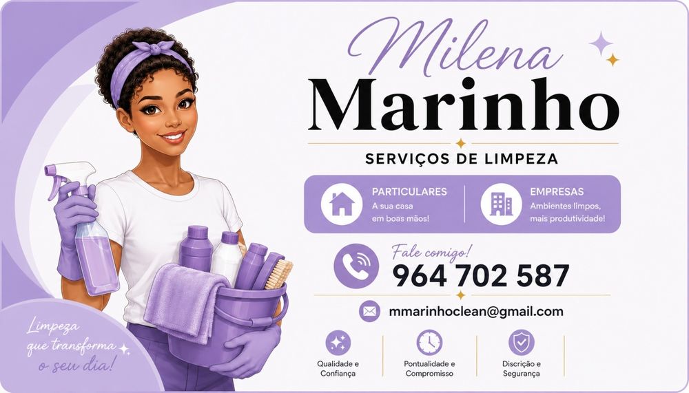 Serviços de Limpeza desde de 10€/hora