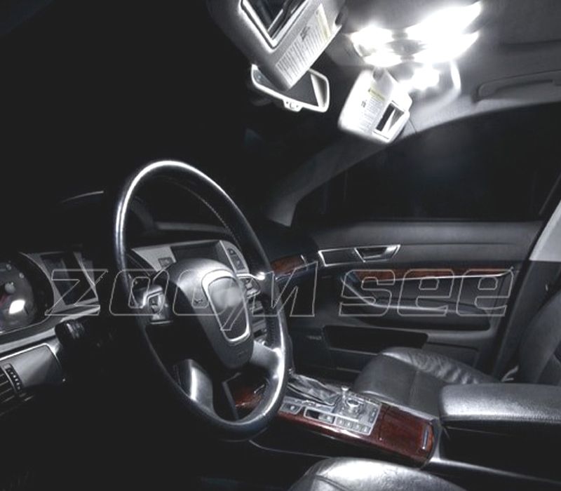 KIT COMPLETO 17 LAMPADAS LED INTERIOR AUDI A6 S6 RS6 C6 SEDAN 05-11