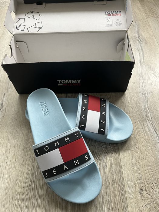Tommy Hilfiger damskie wygodne klapki 40 oryginał