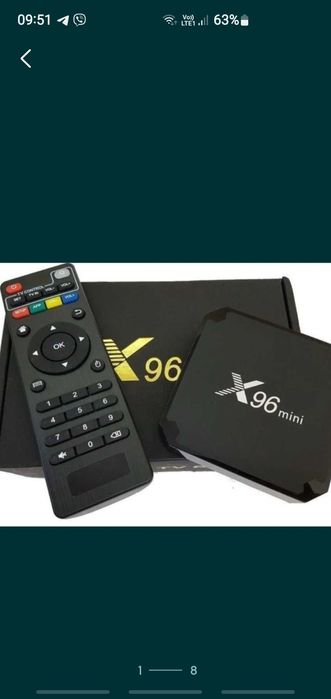 Смарт ТВ приставка smart TV box X96