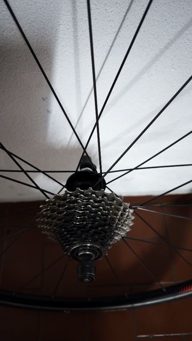 Roda de treino para bicicleta de estrada