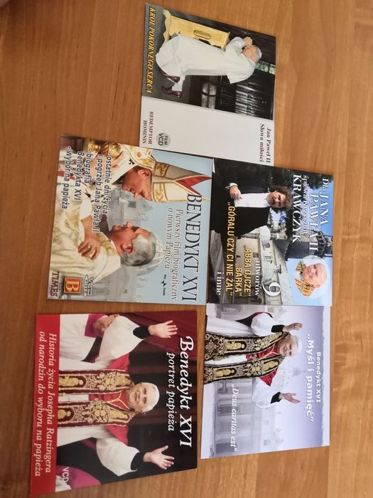 Jan Paweł II i Krawczyk+Benedykt XVI - komplet plyt
