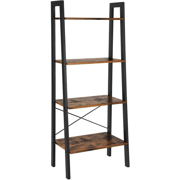 Regał półka książki Songmics 56 cm x 137 cm x 34 cm loft industrial