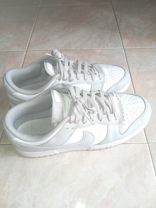 Nike dunk branco e cinzento