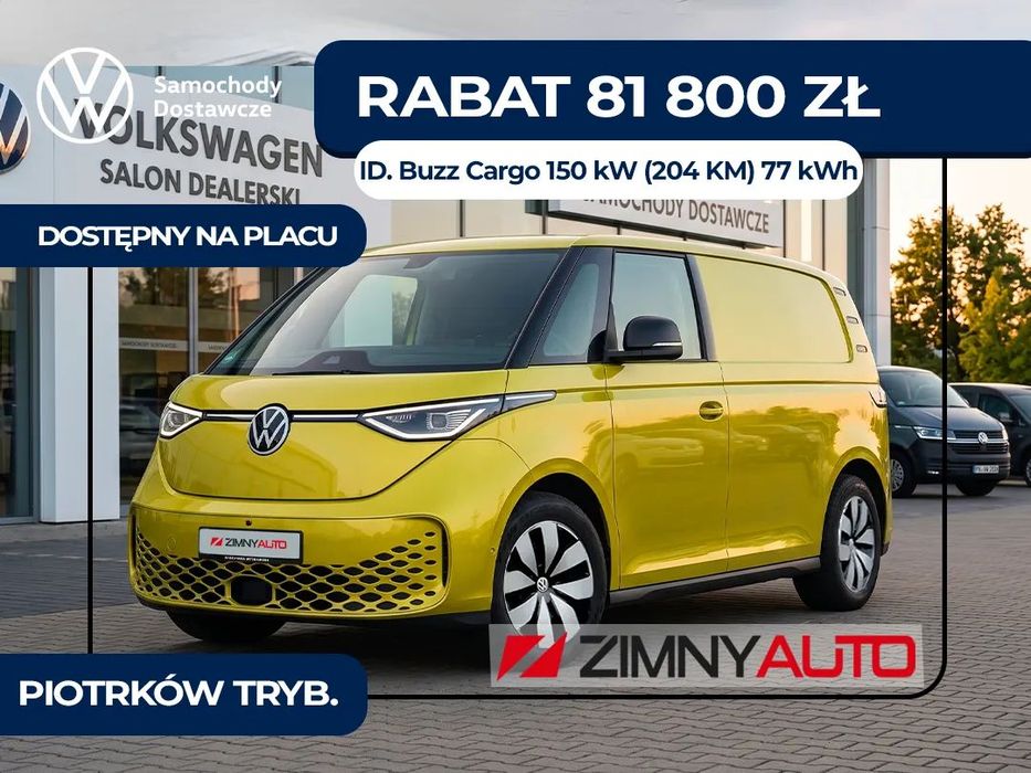 Volkswagen Id.buzz  Cargo 2024R 204 Km Dostępny Od Ręki !