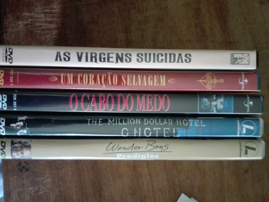 5 Dvds como novos - portes incluidos