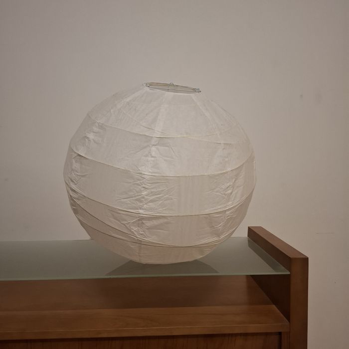 Abajur branco de tecto