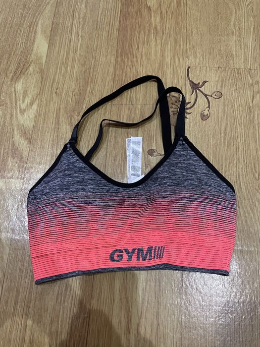 Спортивный топ для фитнеса / йоги с подкладкой, размер S