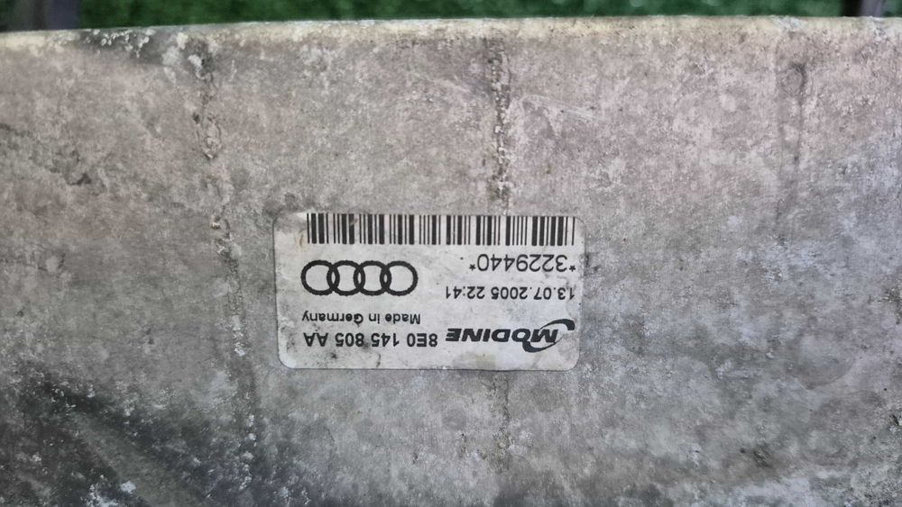 Intercooler Audi A4 B6 B7 8E 1.8T 2.0 TFSI 1.9 TDI 2.0 TDI Ref. 8E0145805AA Original