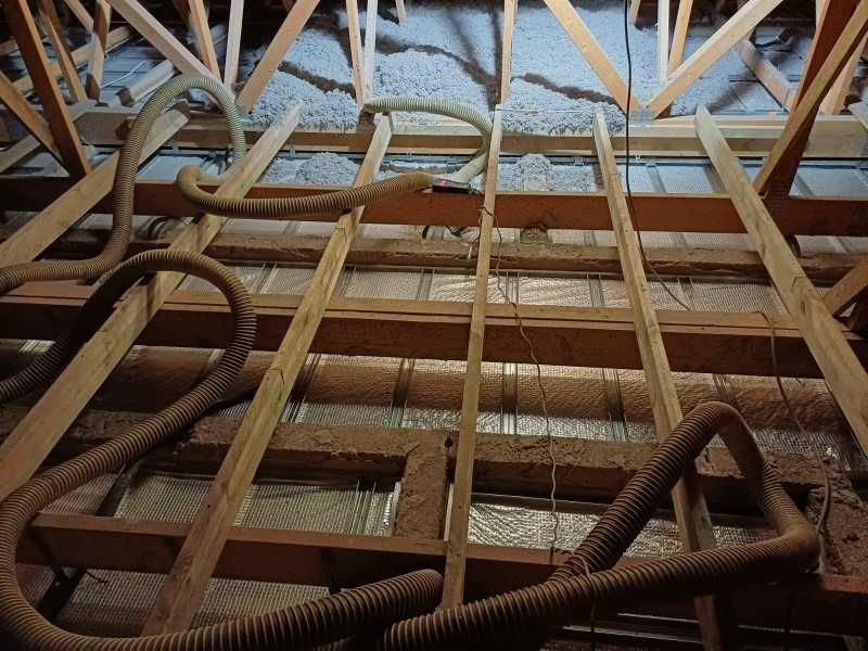 Celuloza wdmuchiwanie celulozy, wełna drzewna, ocieplanie stropów Śrem