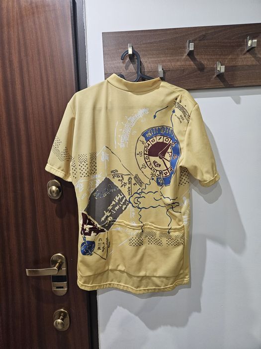 Żółta koszulka kolarska